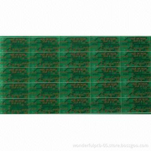Double-sided PCB with White Solder Mask, Two Layers